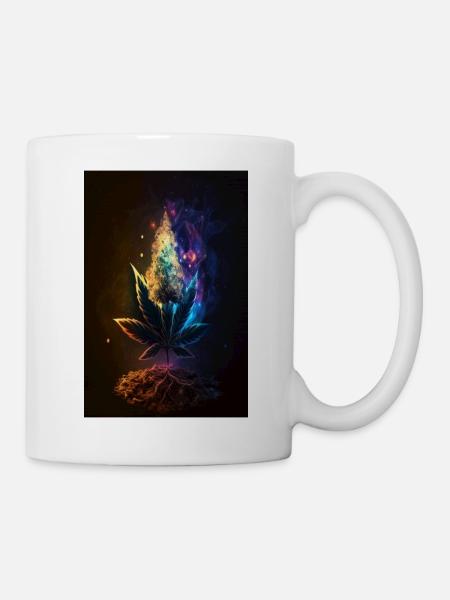 Cannabis Pflanze | 420 Weed Marijuana - Tasse - Weiß