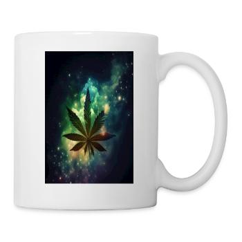 Cannabis I Haze 420 Idée cadeau fumer de l’herbe - Mug blanc - blanc - Droite