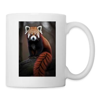 Red Panda Little Panda Cute Kawaii - Mug - white - Right