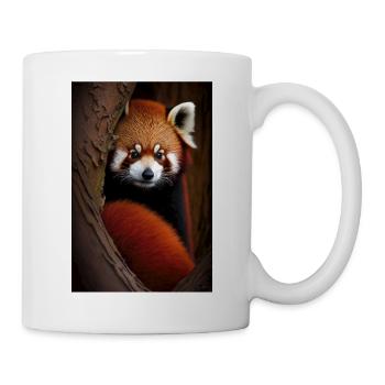 Cute Red Panda Little Panda Kawaii - Mug - white - Right