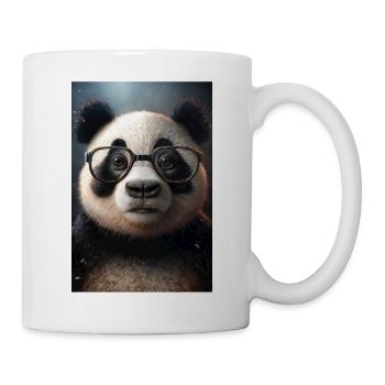Panda Glasses Lusitg Bookworm Bookworm Smart - Mug - white - Right