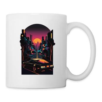 City Car Sunset Drive - Mug - white - Right