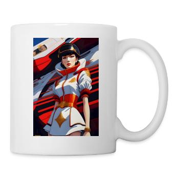 Animelady - Mug blanc - blanc - Droite