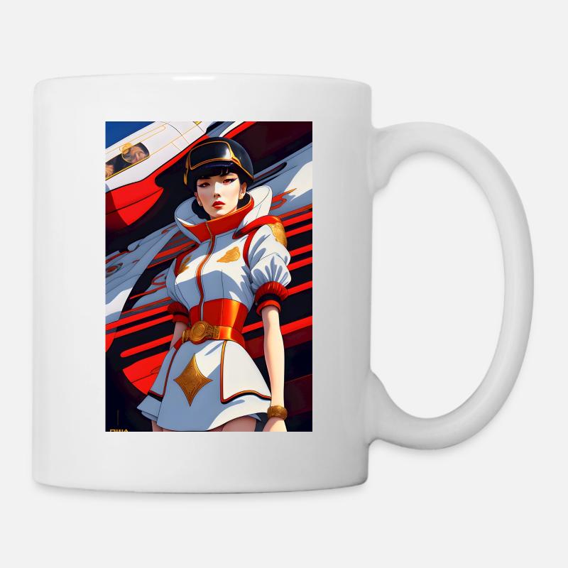 Animelady - Mug blanc - blanc