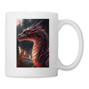 A dragon - Mug - white - Right