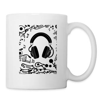 Musik - Tasse - Weiß - Rechts