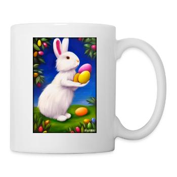 Rabbit Easter Easter Pet Easter Holiday - Mug - white - Right