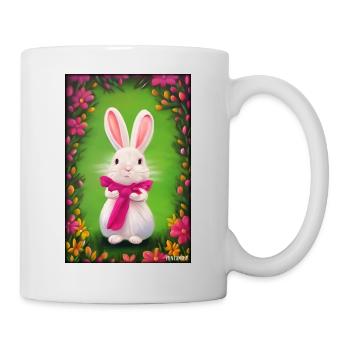 Rabbit Easter Easter Pet Easter Holiday - Mug - white - Right