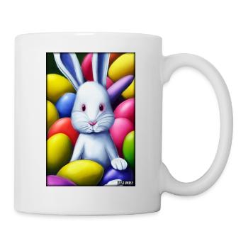 Rabbit Easter Easter Pet Easter Holiday - Mug - white - Right