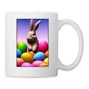 Rabbit Easter Easter Pet Easter Holiday - Mug - white - Right