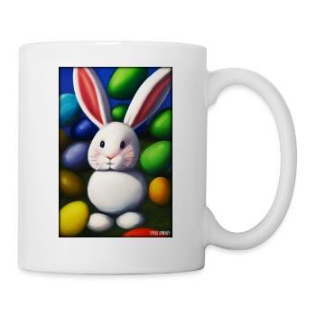 Rabbit Easter Easter Pet Easter Holiday - Mug - white - Right