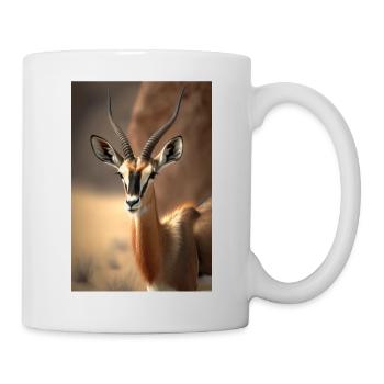 Gazelle safari Africa animal - Mug - white - Right