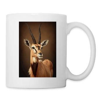 Gazelle safari Africa animal - Mug - white - Right