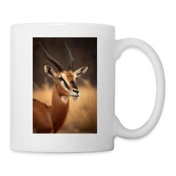 Gazelle safari Africa animal - Mug - white - Right