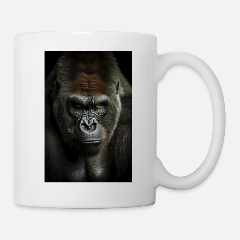 Gorilla Affe Cool - Tasse - Weiß