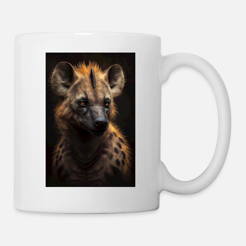Hyäne Tier Afrika - Tasse - Weiß
