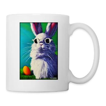 Easter Sunglasses Easter Pet Party - Mug - white - Right