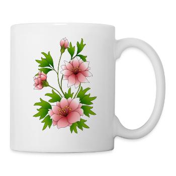 Flowers - Mug - white - Right