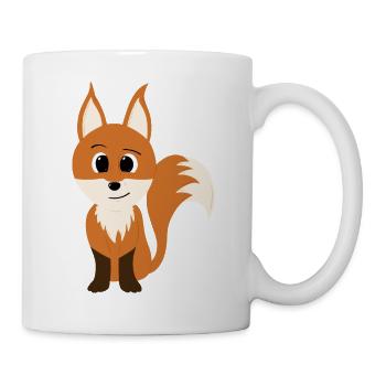Fuchs - Tasse - Weiß - Rechts