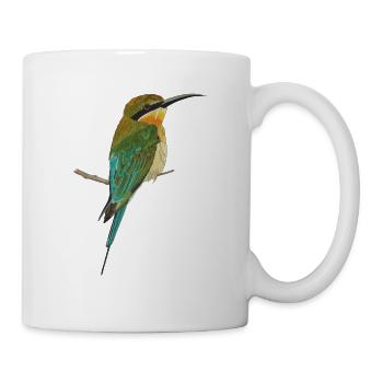 Bienenfresser Vögel Paradiesvogel Merops apiaster - Tasse - Weiß - Rechts
