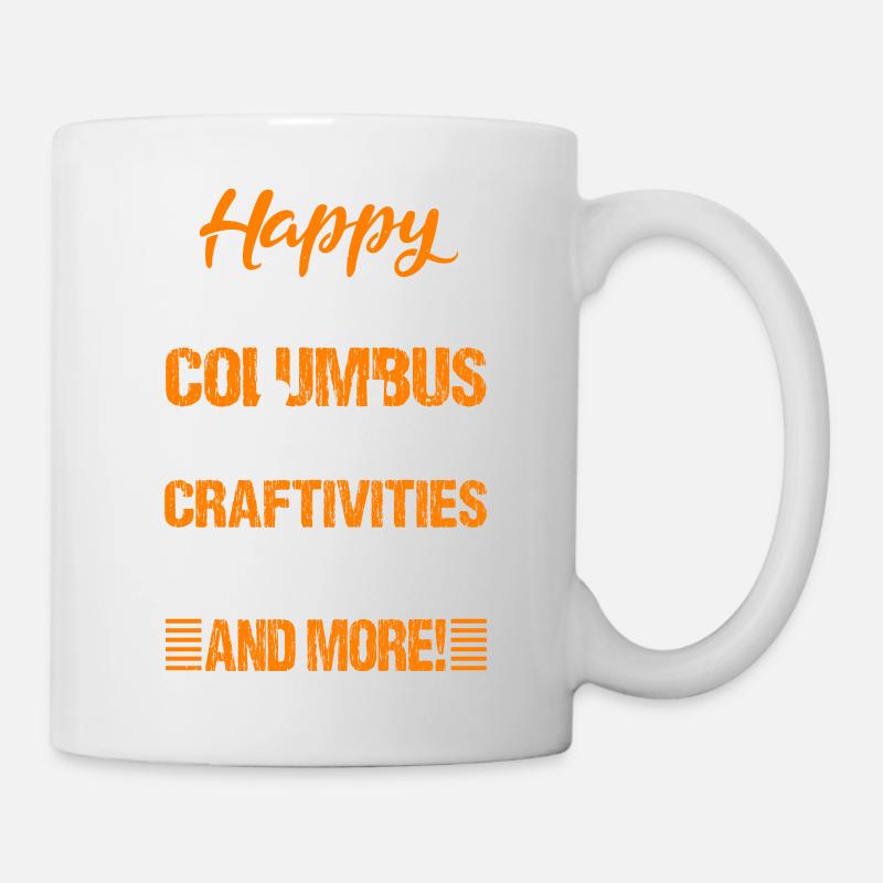 HAPPY COLUMBUS DAY CRAFTIVITIES ACTIVITIES AND MOR - Mug - white