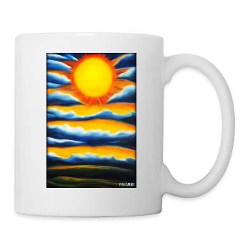 Soleil Eté Nature Vacances Soleil Soleil - Mug blanc - blanc - Droite
