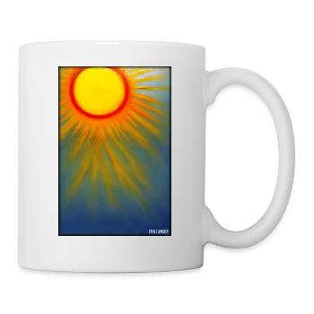 Sonne Sommer Natur Urlaub Sonnenschein Sonnenlicht - Tasse - Weiß - Rechts