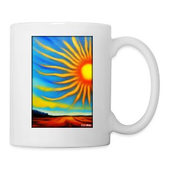 Soleil Eté Nature Vacances Soleil Soleil - Mug blanc - blanc - Droite