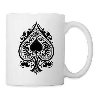 POKER motif - Mug - white - Right