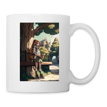 Anime Girl Manga Cadeau - Mug blanc - blanc - Droite