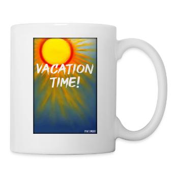 VACATION TIME- Holiday Sun Party Beach Sea - Mug - white - Right