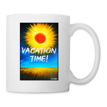 VACATION TIME- Holiday Sun Party Beach Sea - Mug - white - Right