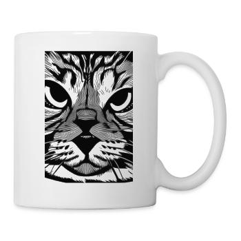 black and white - Mug - white - Right