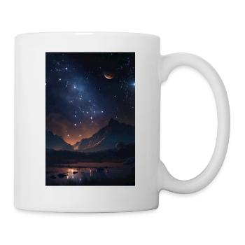 In der fernen Weite des Universums Phone & Poster - Tasse - Weiß - Rechts