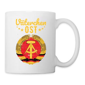 Väterchen Ost DDR Ossi Geschenkidee - Tasse - Weiß - Rechts
