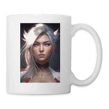 Anime Girl Anime Girl Waifu Otaku Beautiful - Mug - white - Right
