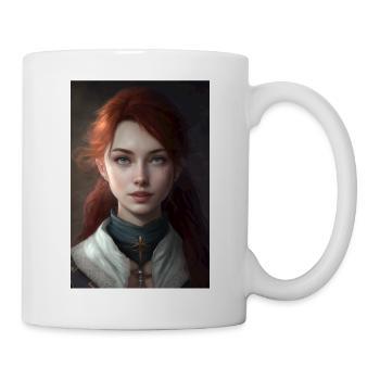 Anime Girl Anime Girl Waifu Otaku Beautiful - Mug - white - Right