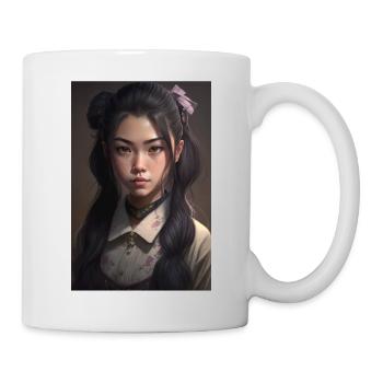 Anime Girl Anime Girl Waifu Otaku Beautiful - Mug - white - Right