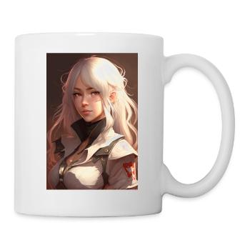 Anime Girl Anime Girl Waifu Otaku Beautiful - Mug - white - Right