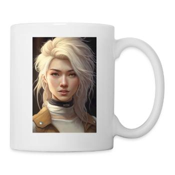 Anime Girl Anime Girl Waifu Otaku Beautiful - Mug - white - Right