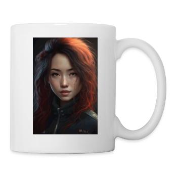 Anime Girl Anime Girl Waifu Otaku Beautiful - Mug - white - Right