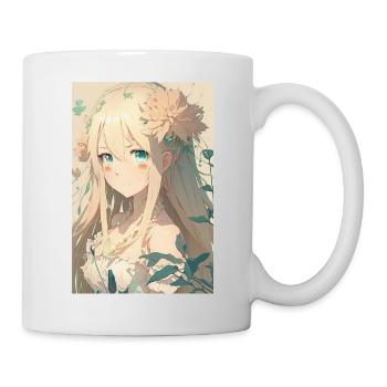 Anime Girl Anime Girl Waifu Otaku Beautiful - Mug - white - Right