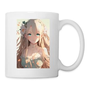 Anime Girl Anime Girl Waifu Otaku Beautiful - Mug - white - Right