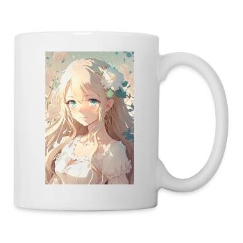 Anime Girl Anime Girl Waifu Otaku Beautiful - Mug - white - Right