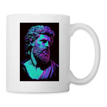 Portrait Zeus Epictetus Ancient Rome Greece - Mug - white - Right