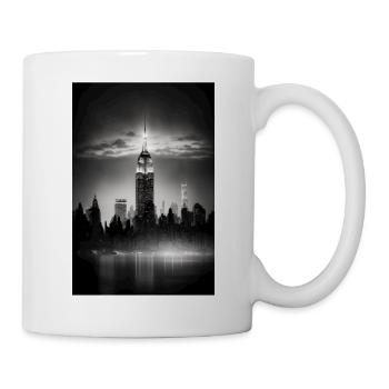 New York Skyline NYC - Tasse - Weiß - Rechts
