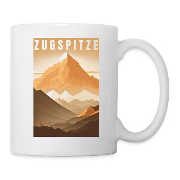 Zugspitze Alpes Randonnée Montagne Cadeau - Mug blanc - blanc - Droite