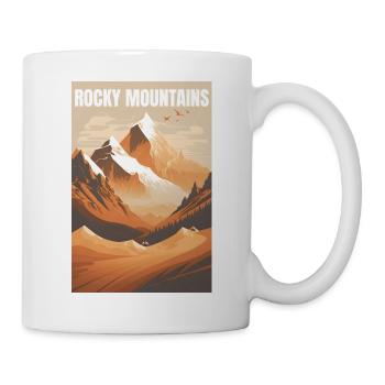 Rocky Mountains Mountains Gift - Mug - white - Right