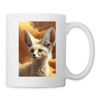 Fennek Wüstenfuchs Safari - Tasse - Weiß - Rechts