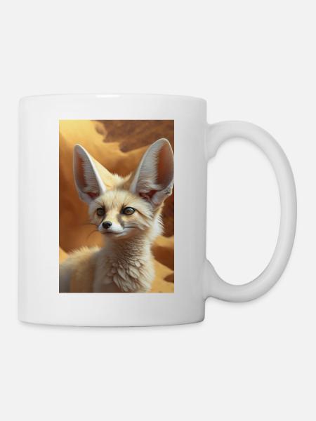 Fennec Desert Fox Safari - Mug blanc - blanc